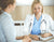 healthcare provider and patient talking about if the patient's hormone pellet insertion is covered by insurance