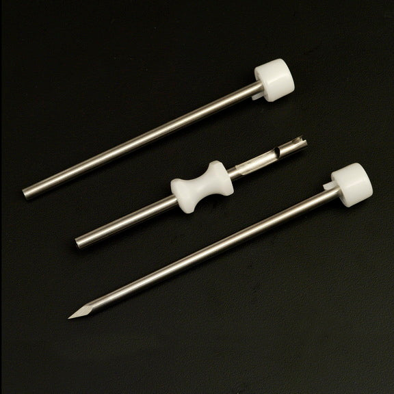 4.7mm Individual Disposable Stainless Steel Diamond Tip Trocar