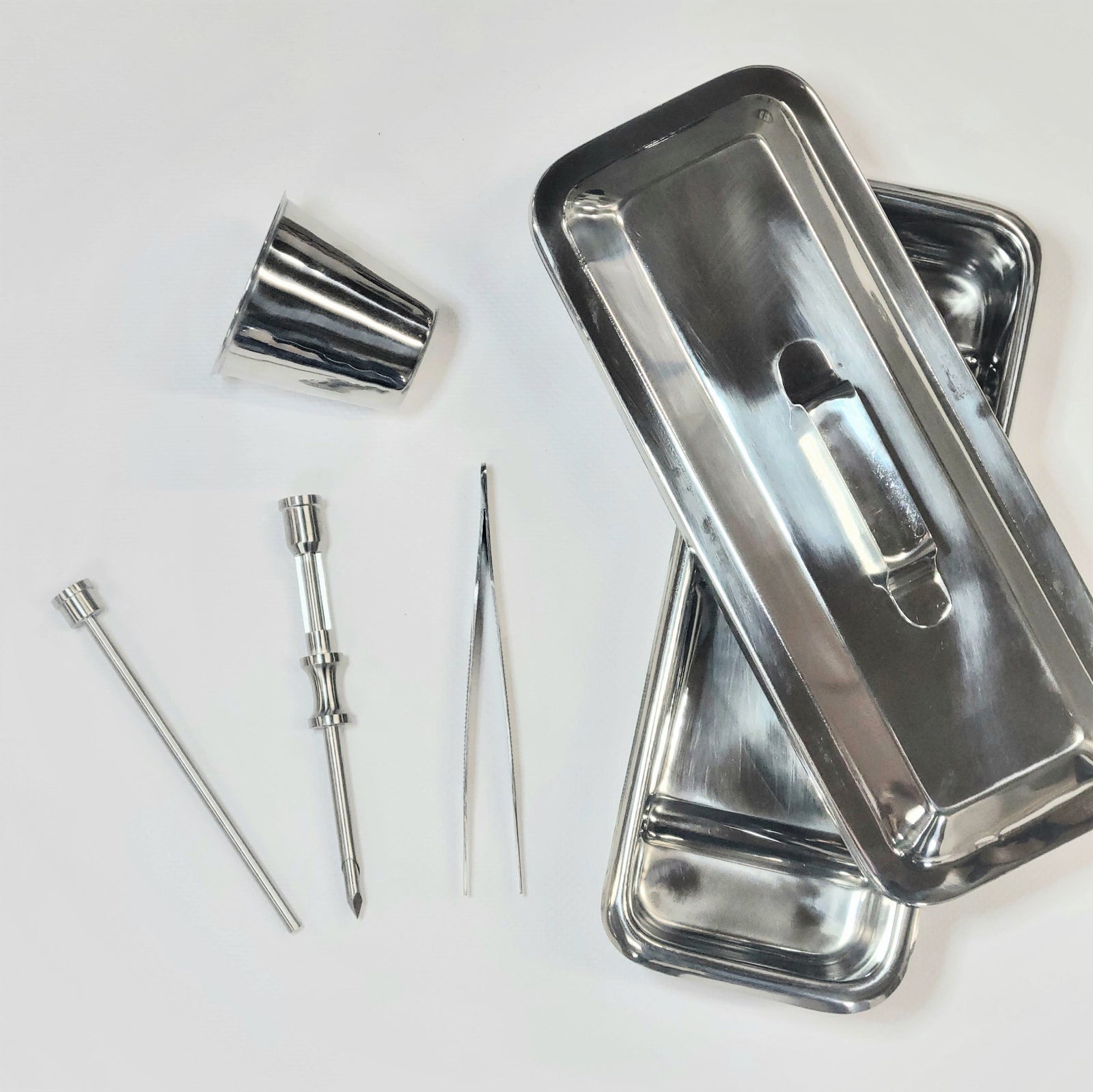 stainless steel, reusable autoclave trocar set