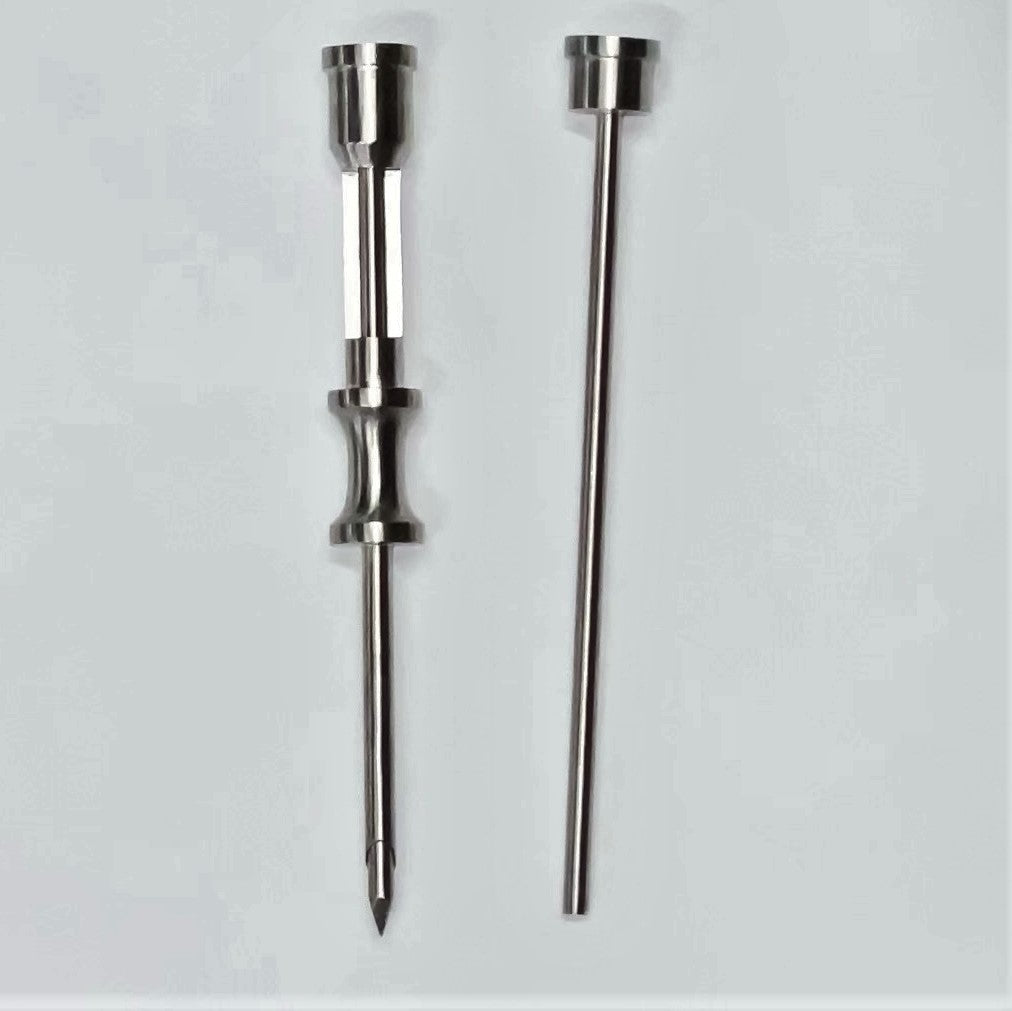 3.5mm Premium Stainless Steel Diamond Tip, Reusable Autoclave Trocar