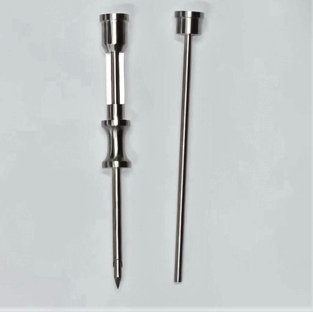 4.5mm Premium Stainless Steel Diamond Trocar Tip, Reusable Autoclave Trocar