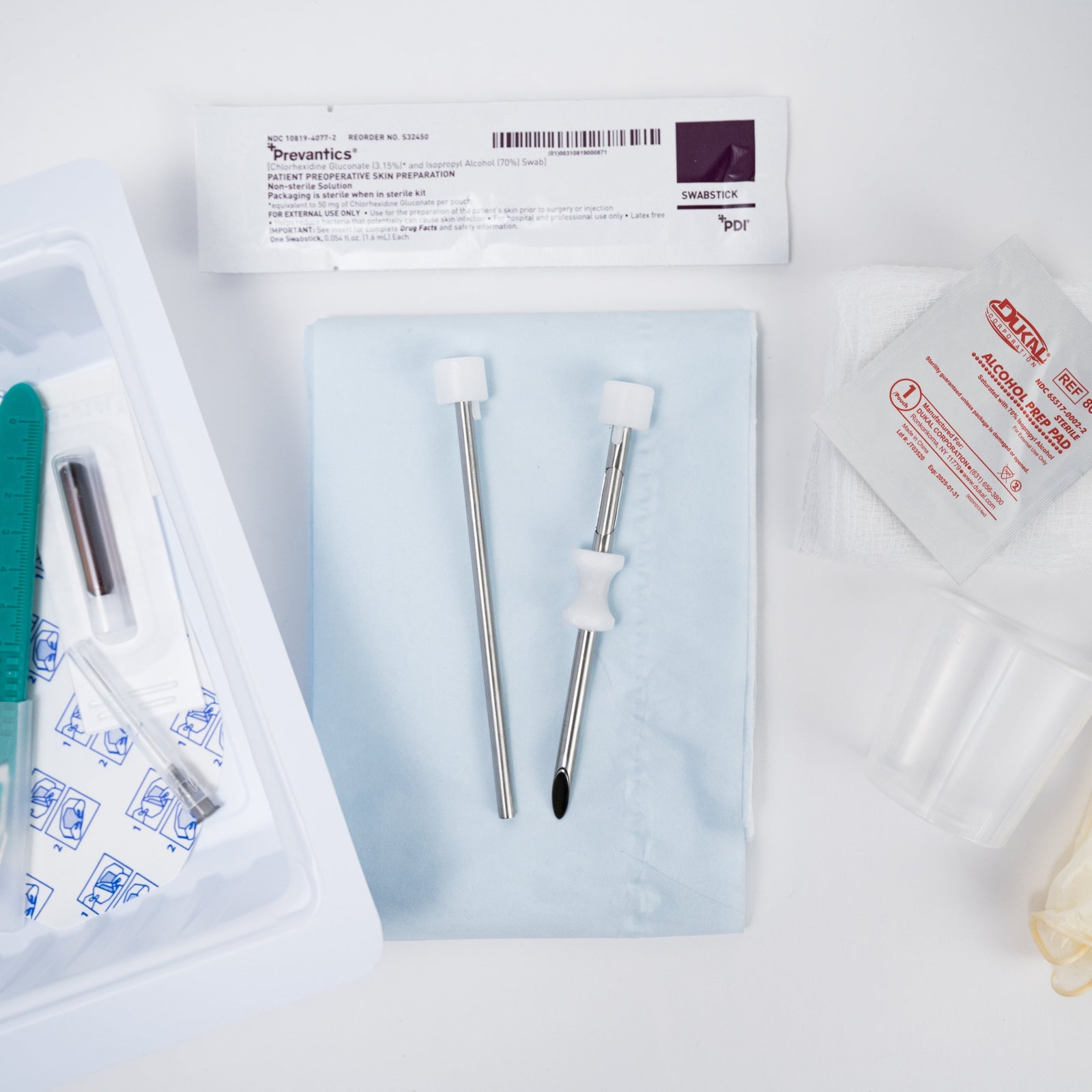 Latex Free, 4.5mm Pellet Insertion Tray, Stainless Steel